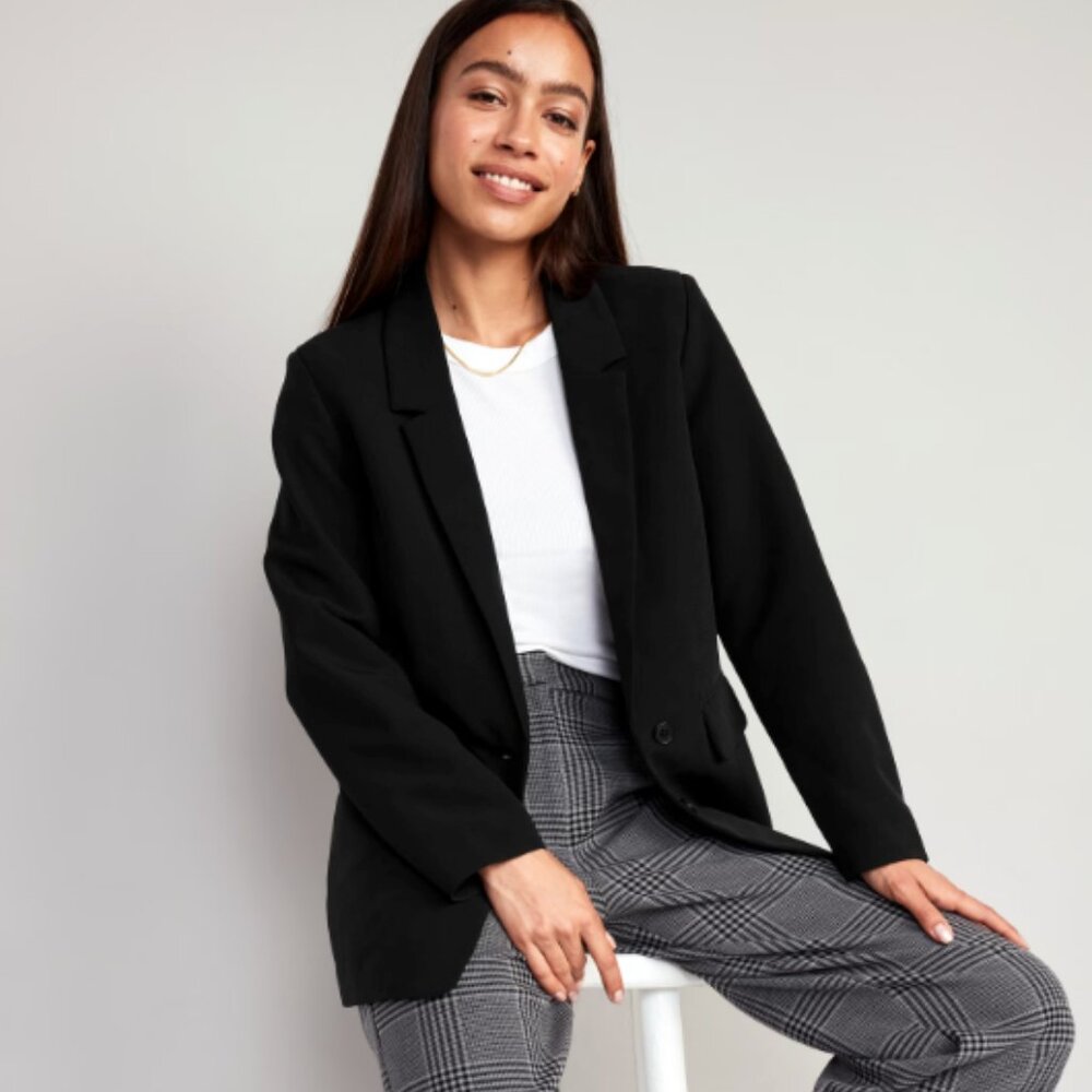 NWT Old Navy Taylor Relaxed Suit Blazer, XL Tall